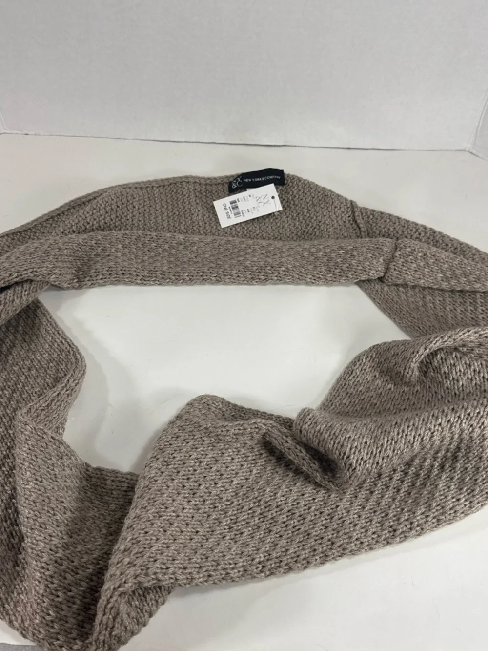 Cozy Taupe Knit Hat, Scarf & Mittens Set - Women Accessories